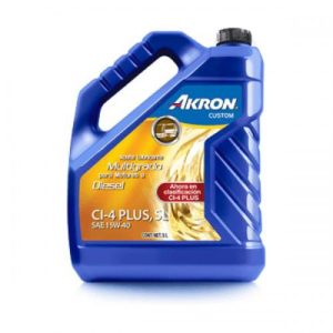 ACEITE BOTE DE 5 LT / 1.3 GLN-CUSTOM API CI-4 PLUS SAE 15W-40 AKRON