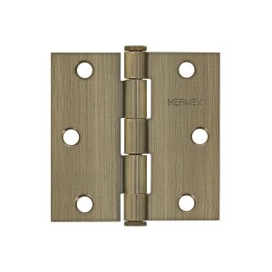 BISAGRA ACERO LATON ANTIGUO HERMEX 3¨  BC-302P   43251