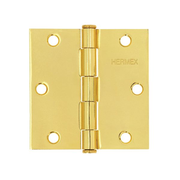 BISAGRA ACERO LATON HERMEX 3-1/2¨ BC-351P   43238