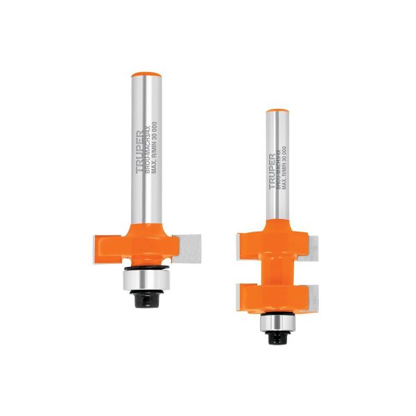 BROCA ROUTER 3/4 TRUPER 2-PCS MACHIMBRADOR  10671
