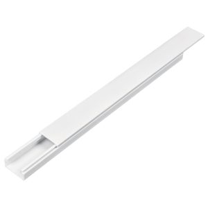 CANALETA PLAST 2MTS 1-VIA BLANCA VOLTECH 10X20MM CAN-1020A C/ADHESIVA   46284
