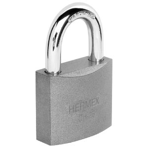 CANDADO HIERRO HERMEX 25MM  CH-25 GANCHO CORTO  43795