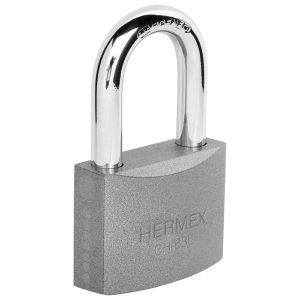 CANDADO HIERRO HERMEX 63MM  CH-63L GANCHO LARGO   43802