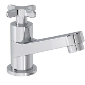 CANILLA DE MESA PICO BAJO P/LAVAMANOS FLEX CROMADO (DECA)