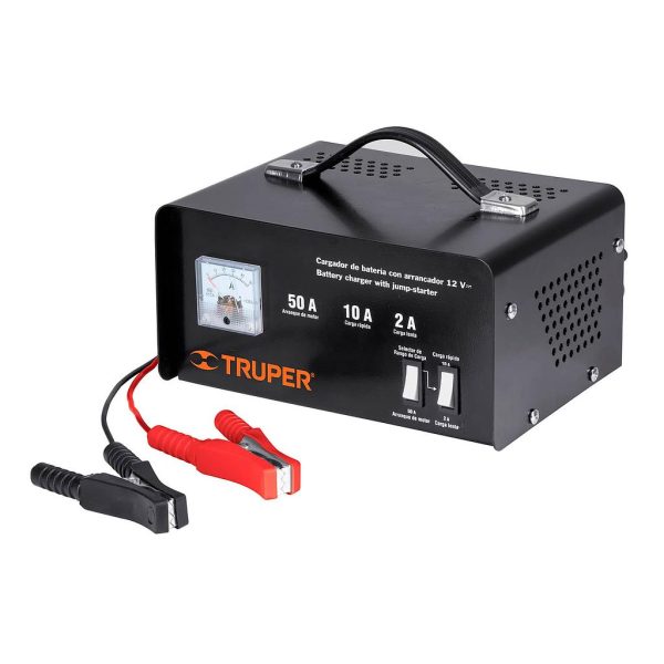 CARGADOR D/BATERIA CARBA-50A 12V PORTATIL TRUPER 13027