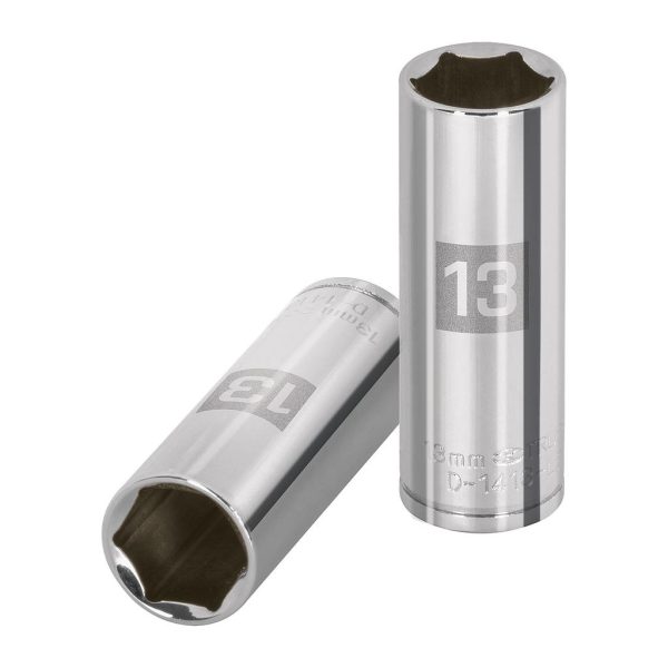 CUBO TRUPER 13MM X 1/4 D-1414-M CP LARGO 6-PUNTAS  13207