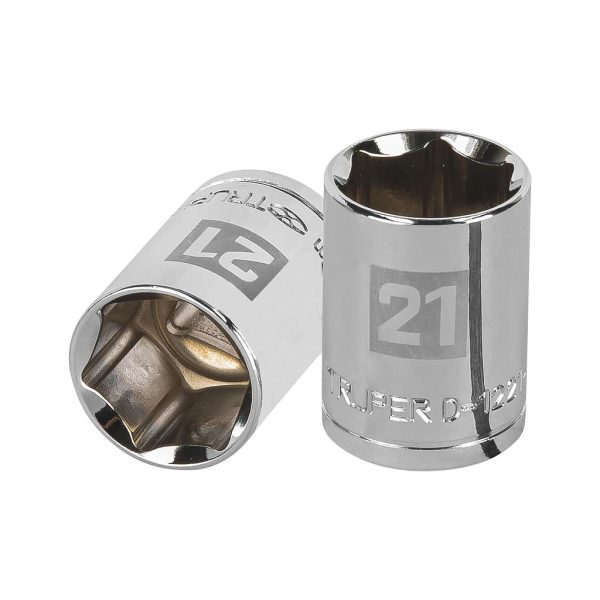 CUBO TRUPER 21MM X 1/2 D-5421-M CP 6-PUNTAS   13271