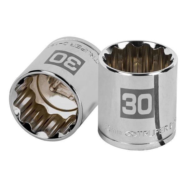 CUBO TRUPER 30MM X 1/2 D-5430-EM 12 PUNTAS   13544