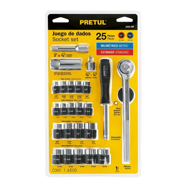 CUBOS PRETUL 25-PCS  JUDA-29P   23974