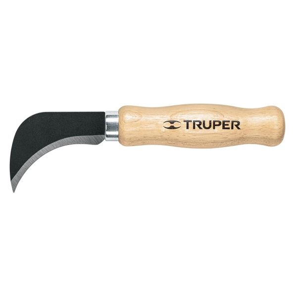 CUCHILLO NL-8 M/MADERA TRUPER 8 CURVO   14462