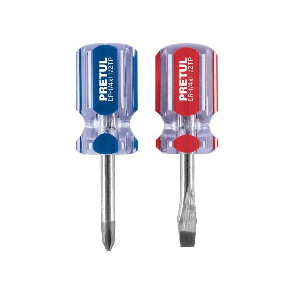 DESARMADORES PRETUL  2PCS JD-1/4X1-1/2   21379