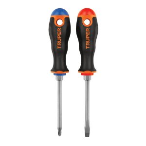 DESARMADORES TRUPER DUO 1/4X4  2-PCS  19622