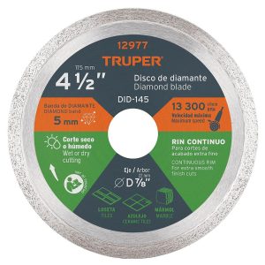 DISCO DIAMAN 4-1/2 TRUP DDT-1549C LISO   12977