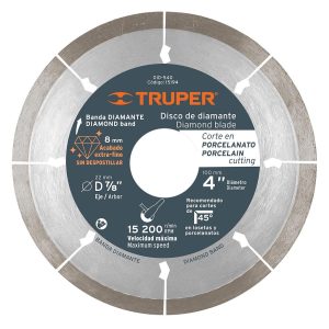 DISCO DIAMAN 4" P/PORCELANATO DID-540 TRUPER  15194