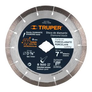 DISCO DIAMAN 7" P/PORCELANATO DID-570 TRUPER  15198