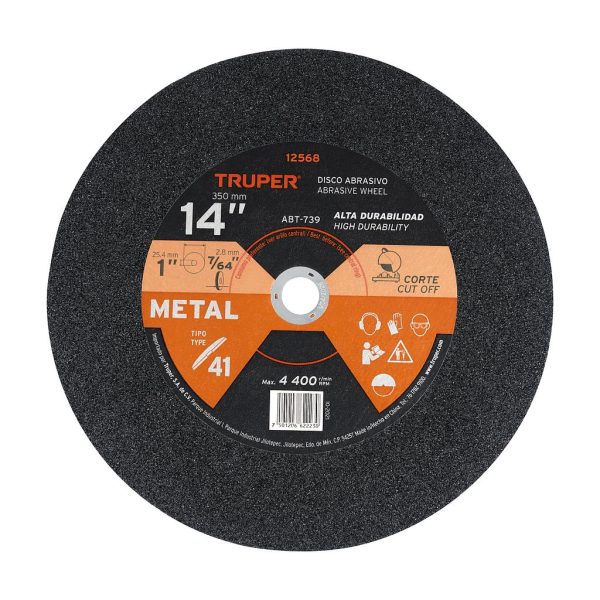 DISCO P/METAL 14X7/64X1 2.8MM T1 USO GRAL TRUPER  12568