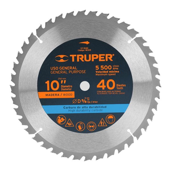 DISCO SIERRA CIRC 10 TRUP ST-1040   18305