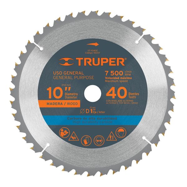 DISCO SIERRA CIRC 10 TRUP ST-1040E   18307