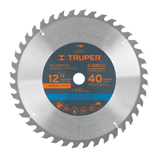 DISCO SIERRA CIRC 12 TRUP ST-1240E 40-D   18311