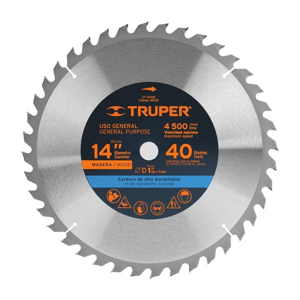 DISCO SIERRA CIRC 14 TRUP ST-1440E 40-D   18322