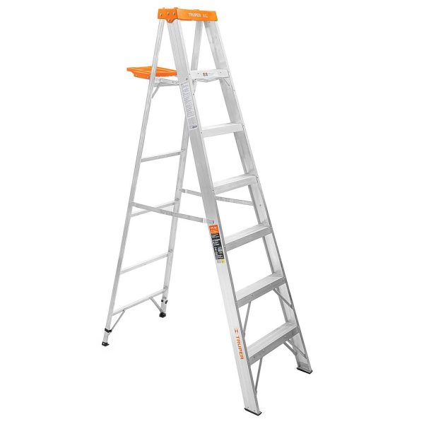 ESCALERA ALUM TIPO A 7' 225-LBS TRUPER EST-26   16744