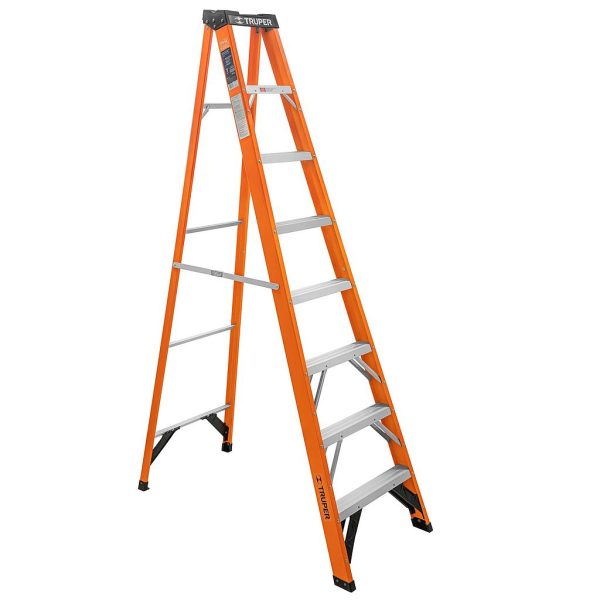 ESCALERA FIB-VID TIPO A 8' 385LBS EST-27FV TRUPER  100227