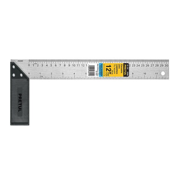 ESCUADRA CARPINTERO 12" PRETUL EC-8P 26089