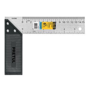 ESCUADRA CARPINTERO 6" PRETUL EC-6P 26086