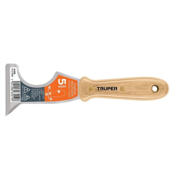 ESPATULA RASPAR 2-1/2 TRUPER 5-USOS   14458