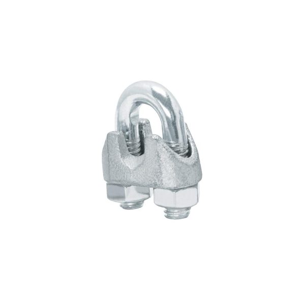 GRAPA P/CABLE ACERO C NUDO-1/4 2PCS FIERO   44084