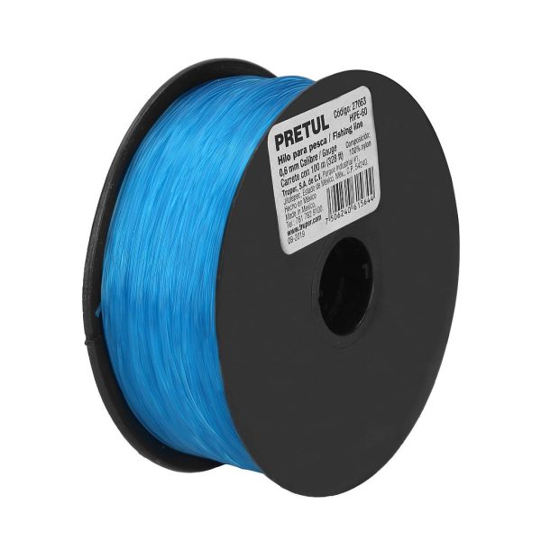 HILO PESCAR 0.60MM X 100MTS PRETUL AZUL  27063