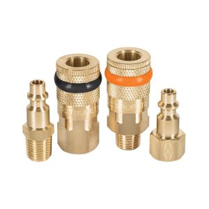 JUEGO COPLES/CONECTORES P/COMPR F/M 4PCS TRUPER  19080