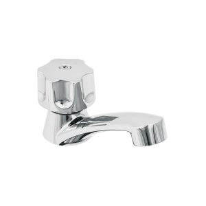 LLAVE INDIV LAVABO 1/2 MP-142 FOSET BASIC PERILLA METALICA   49309