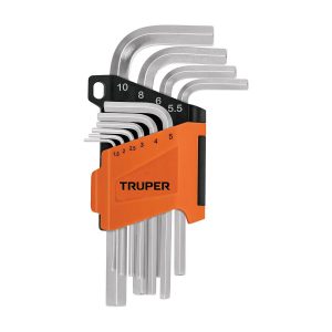 LLAVES ALLEN 10PCS 1.5-10MM ALL-10M TRUP   15536