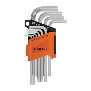 LLAVES ALLEN 10PCS 1/16-3/8 ALL-10P TRUP   15539