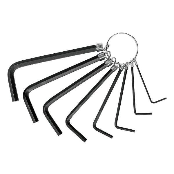 LLAVES ALLEN  8PCS 5/64-1/4 ALL-P8P PRET   21850