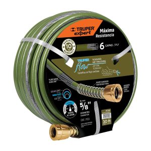 MANGUERA JARDIN 5/8  98' REF TRUPER 6 CAPAS   19744