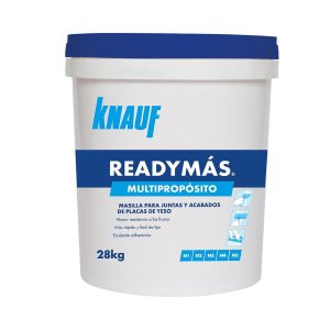 MASILLA P/TABLA YESO READYMAS 28KG 5-GL CUBETA TAPA AZUL KNAUF