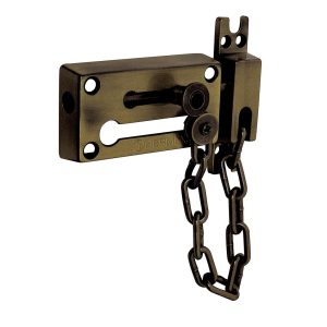 PASADOR P/PUERTA HERMEX D/CADENA PACA-2 LATON ANTIGUO   43708