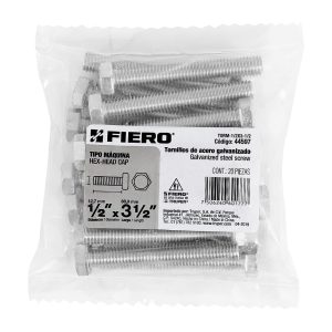 PERNO CABEZA HEXAG 1/2X3-1/2 FIERO 20-PCS  44597