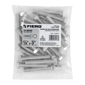 PERNO CABEZA HEXAG 1/2X3 FIERO 20-PCS  44596