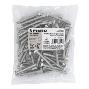 PERNO CABEZA HEXAG 1/4X2 FIERO 60-PCS  44561
