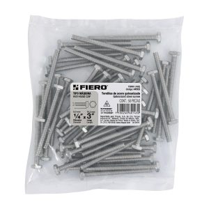 PERNO CABEZA HEXAG 1/4X3 FIERO 50-PCS  44563