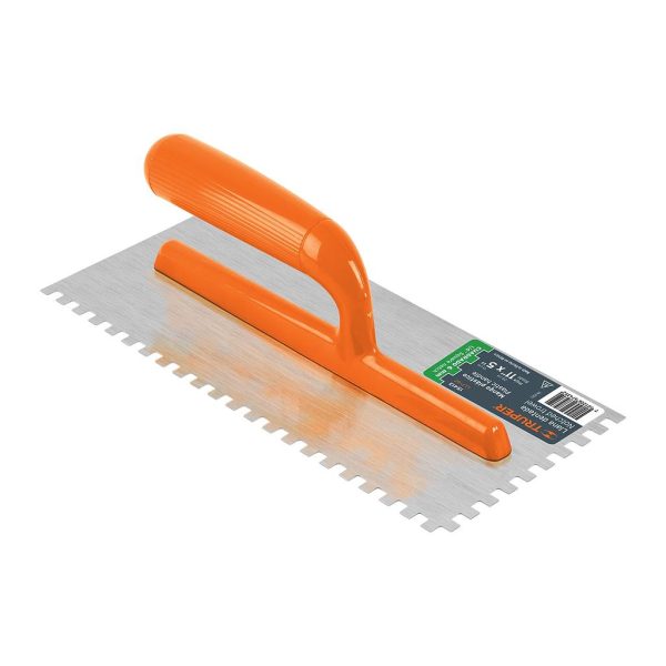 PLANA P/ALBAÑIL 11X5 1/4 TRUPER DENT/CUADR  15413