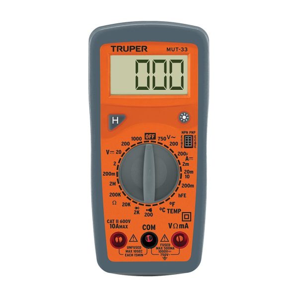 PROBADOR DE CORRIENTE MUT-33 TRUP (TESTER)   10401