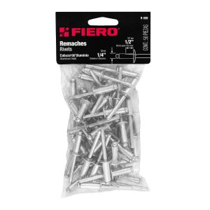 REMACHE D/ALUM  1/4X1/2 FIERO BOLSA 50PCS  44534