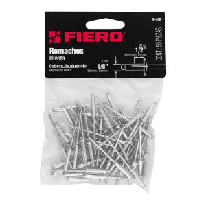 REMACHE D/ALUM 1/8X 1/2 FIERO BOLSA 50PCS  44523