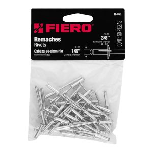 REMACHE D/ALUM  1/8X3/8 FIERO BOLSA 50PCS  44522