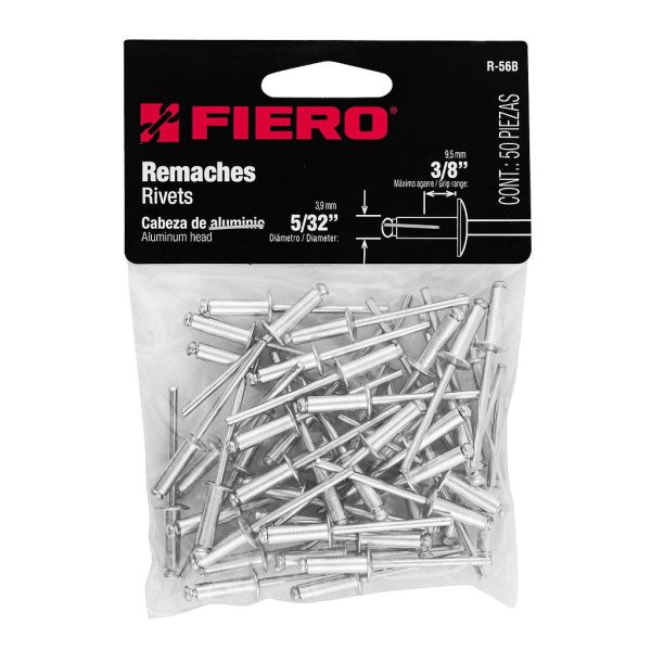 REMACHE D/ALUM  5/32X3/8 FIERO BOLSA 50PCS   44526
