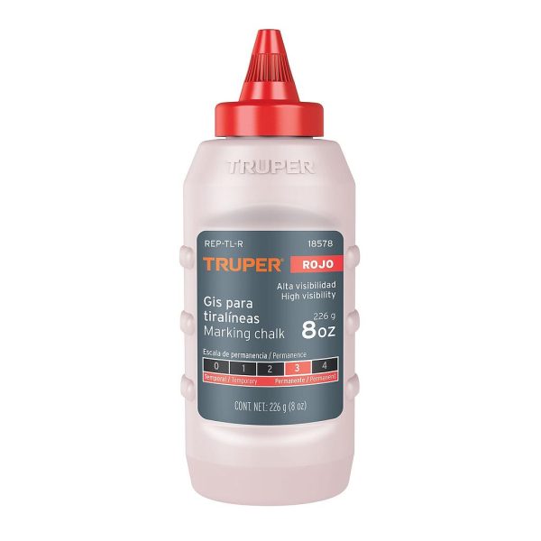 REPUESTO P/TIRALINEAS REP-TL-R 8OZ TRUPER ROJO   18578
